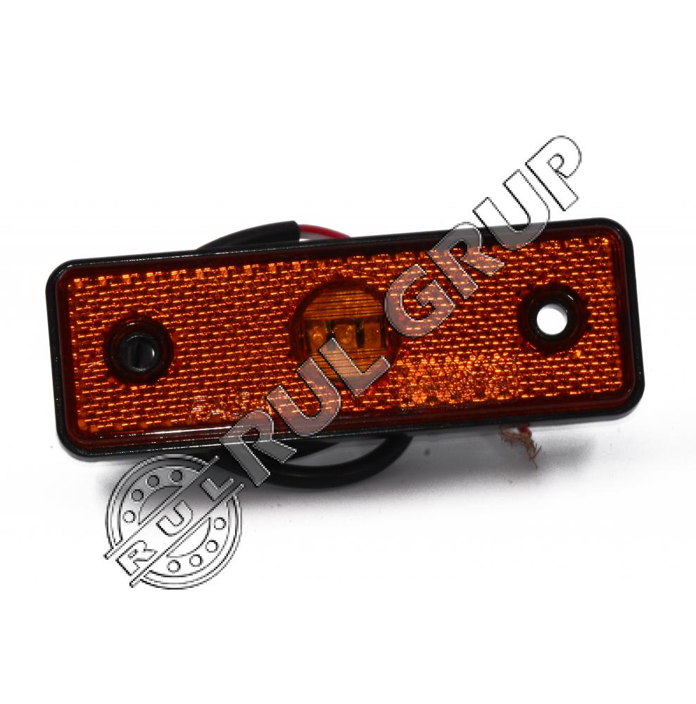 LAMPA LATERALA GALBENA CU LED GABARIT